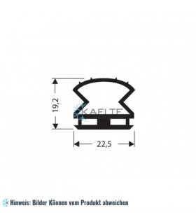 More about Gummidichtungsprofil schwarz L＝ 4,5 m (22,5x19,2)