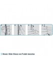 Dreifache Rohrhalterung Metall 5/8" 1.1/8" 1.1/8"-3/4" 1.3/8" 1.1/8", M8/M10 (Set aus 5 Stk.)