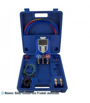 Digitale Monteurhilfe + 3 Schäuche in Koffer VDG-1, 44 programmierte Kältemittel