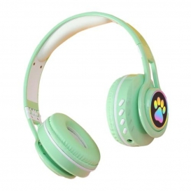 More about Cute Paws Wireless Kopfhörer mit Mikrofon Over-Ear Bluetooth 5.0 Faltbares Kinder-Headset für Kinder Schule Tablet Komfort-Ohren