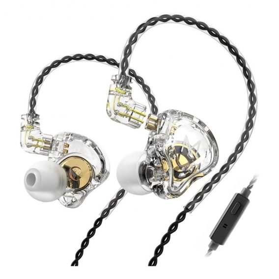 Hikeren TRN In-Ear-Kopfhörer MT1 weiß, Ohrhörer mit Mikrofon Typ-c