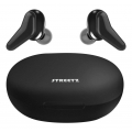 STREETZ Drahtloser Kopfhörer mit Ladekoffer, In-Ear, TWS, BT 5, schwarz