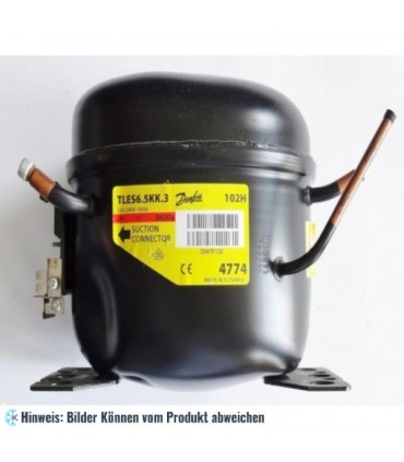 Kompressor Danfoss Secop TLES6.5KK3, LBP - R600a, 220-240V, 50Hz, 102H4774 - nicht lieferbar, ersetzt durch Nachfolger