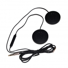 More about Kabelgebundenes Motorrad-Headset mit Mikrofon 3,5-mm-Stecker Stereo-Lautsprecher mit Geräuschunterdrückung für Mobiltelefone MP3