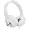 Kabelgebundene Kopfhörer mit 3.5mm Klinkenkabel – Weiß