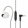 Kabelgebundene Ohrhörer Kopfhörer In-Ear 3,5 Mm Abnehmbares Kabel Stilvolles Weiß Farbe Weiß