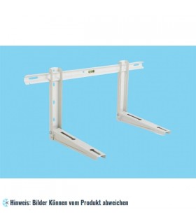 Wandkonsole lackiert mit Traverse 420x400x780 mm - 70+70 kg
