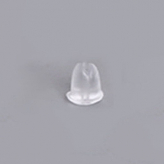 500x durchsichtige Ohrring-Rücken aus hypoallergenem Gummi-Ohrringstopper für Ohrmuttern