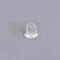 500x durchsichtige Ohrring-Rücken aus hypoallergenem Gummi-Ohrringstopper für Ohrmuttern