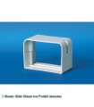 Airco-Duct Verbindungsstück 70 mm - RAL9002
