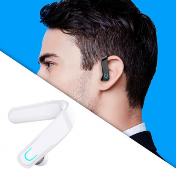Business Bluetooth 5.0 Ohrhörer Headset Eingebautes Mic Einfaches Koppeln Wasserdichter in-Ear Kopfhörer Ohrhörer für iOS & Andr