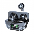 Kabellose Gaming-Ohrhörer Bluetooth 5.1 IPX5 Wasserdichtes Sport-Headset mit Rauschunterdrückung für Spielliebhaber LED-Batterie