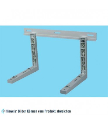 Komposit Halterung mit Traverse (Wandkonsole) 410x460x790 mm - 40+40 kg - Schrauben