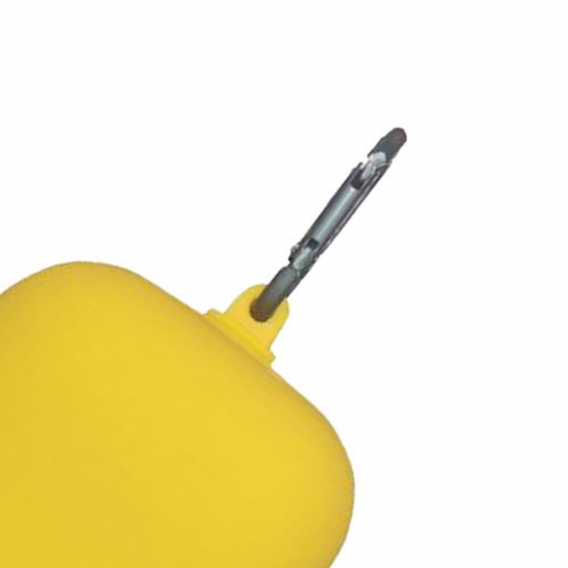 Drahtlose Ohrhörer Soft Silikon Schützende Haut Container für Powerbeats Pro & Karabiner Farbe Gelb
