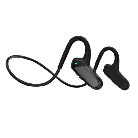 Bluetooth Bone Conduction Headset Drahtlose Outdoor Sport Ohrhörer mit Offenem Ohr Farbe Schwarz