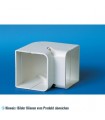 Airco-Duct Innenwinkel 90° - 105 mm - RAL9002