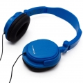 DJ Kopfhörer, gepolsterte Kopfbügel perfekte Passform in Blau