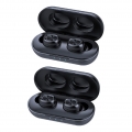 2x Wireless 5.0 HiFi Headset Drahtlose Ohrhörer Ohrhörer Stereo in Ear