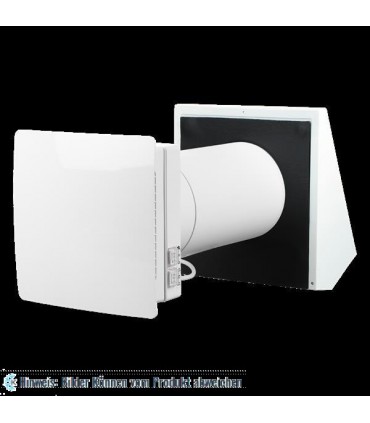 Lüftungsanlage KWL TwinFresh Comfo RB1 -50 mit Fernbedienung, max. Förderleistung 50 m3/h (mit Stecker)