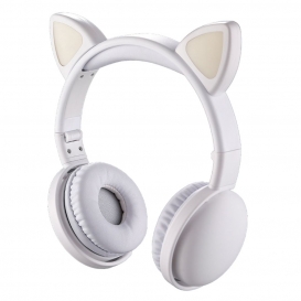 More about Cat Kopfhörer mit Mikrofon Einstellbar Eingebauter Mic Bluetooth 5.0 über Ohr drahtloser leuchtender faltbarer Kopfhörer für Erw