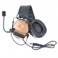 Tactical Headset Elektronischer Kommunikationskopfhörer für Die Jagd Farbe Bodenfarbe