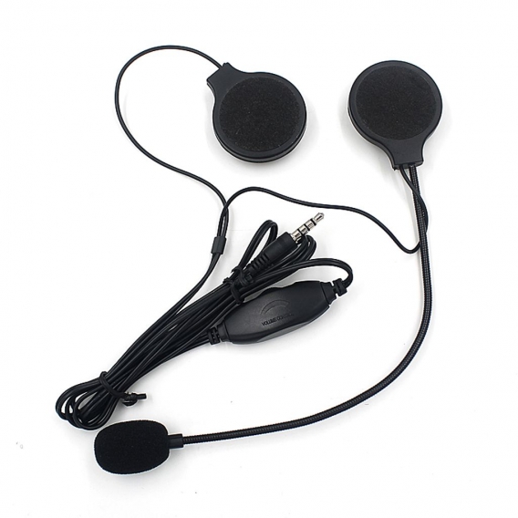 Universal 3,5 Mm Klinke In Helm Headset Kopfhörer Mit Mikrofon Für MP3