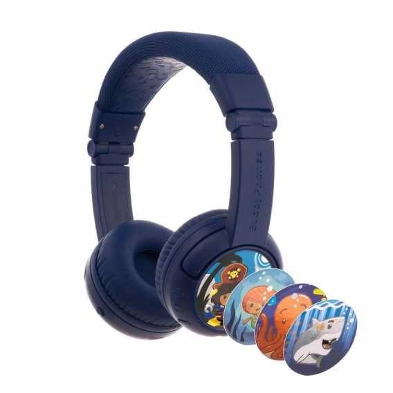 Onanoff Kopfhörer für Kinder | Homeschooling | Bluetooth| Dunkelblau