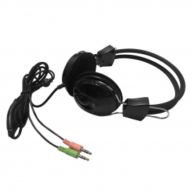 More about 3,5-Mm-Universal-Kopfhörer Mit Geräuschunterdrückung, Kabelgebundener Kopfhörer Mit Mikrofon Für Computer -Dual-Stecker