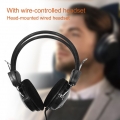 3,5-Mm-Universal-Kopfhörer Mit Geräuschunterdrückung, Kabelgebundener Kopfhörer Mit Mikrofon Für Computer -Dual-Stecker