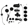 Eingebautes Kabellos  Wasserdichtes Bluetooth-Kopfhörer-Headset für WUPP-Motorradhelm (Schwarz)