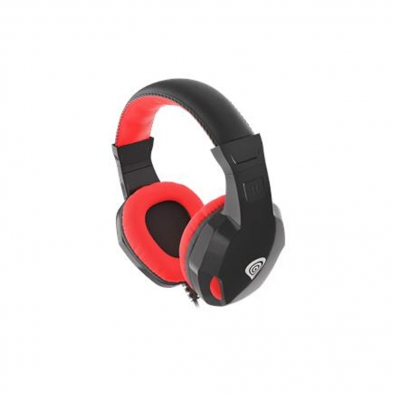 GENESIS ARGON 110 Gaming-Headset, On-Ear, Kabelgebunden, Mikrofon, Schwarz/Rot
