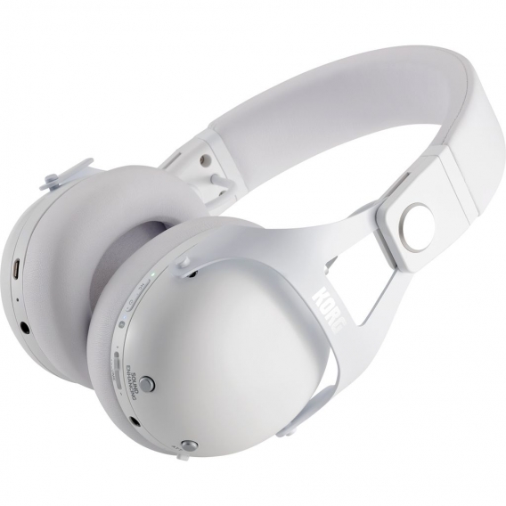 Korg NC-Q1 Noise-Cancelling DJ Headphones (White)
