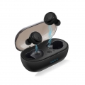 TWS Wireless Earphones BT 5.0 Touch-Control-Ohrhoerer Aufladbare Headsets mit Mikrofon-Ladekoffer Ohrhoerer mit geringer Latenz 