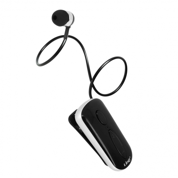 LinQ K36 Bluetooth-Headset, Multipunkt Verbindung für 2 Smartphones – Schwarz