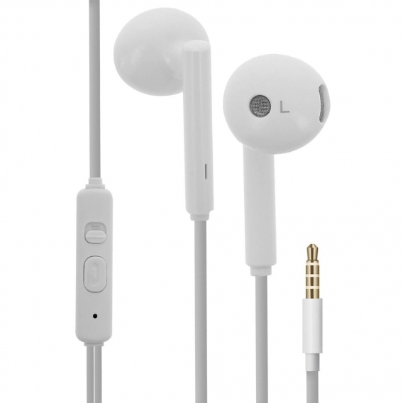 Stereo-Kopfhörer mit Fernbedienung und Mikrofon LinQ – Weiß