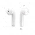 KAORKA-474070-In-Ear-Kopfhörer mit TWS-Bluetooth-Mikrofon - weiß