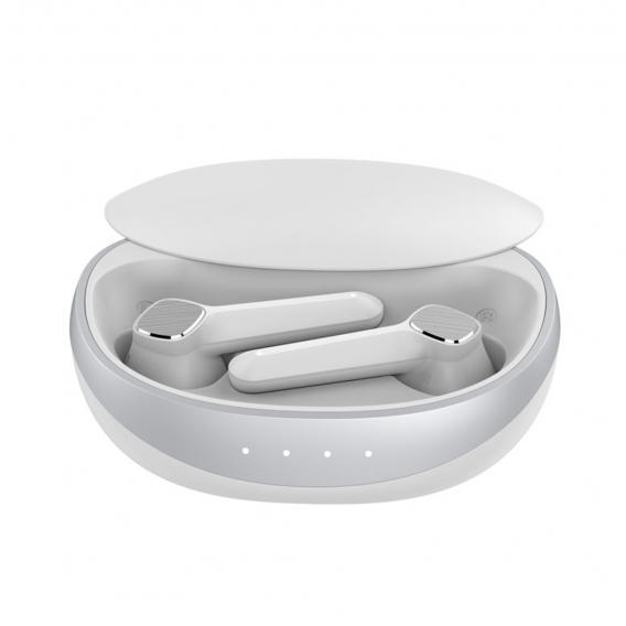 Drahtlose Bluetooth-Kopfhörer AlianX Earbuds BE62, Stereo-Sound, Bluetooth 5.0, Touch-Steuerung, Weiß