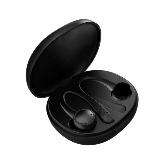 Drahtlose Sport-Bluetooth-Kopfhörer AlianX SportyPods Pro, Stereo-Sound, Bluetooth 5.0, Schwarz