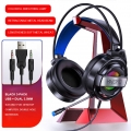 Q3 4D Stereo spielkonsolen headsets 7.1 farbenfrohe Tonspur LED Farbatmungslicht mit Mikrofon Dual Interface 3,5 mm Headset für 