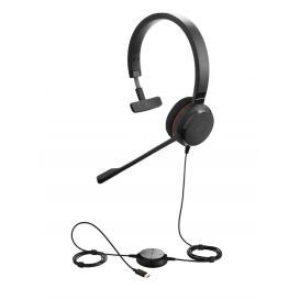 More about Jabra Evolve 20SE MS - Cuffie con microfono - on-ear - cablato - USB-C Jabra