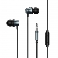 Remax RW-105 In-Ear-HD-Sound Kabelgebundener Metall-Kopfh?rer Bass-Kopfh?rer mit Mikrofon fš¹r Telefonanruf Musik-Ohrh?rer mit 3