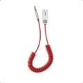 BA01 USB Wireless Adapterkabel 3,5 mm Buchse Baseus - Rot