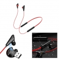 Bluetooth-Kopfhörer Nackenbügel-Kopfhörer Mit HD-Mikrofon 68 Std. Rot Farbe rot