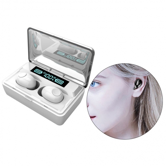T10 ture kabellose in-ear stereo bluetooth 5,0 tws kopfhörer headset Farbe Weiß