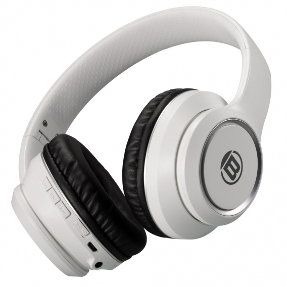 BRESSER Bluetooth Over-Ear-Kopfhörer Farbe: weiss, Farbe 2: silber