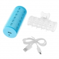 1 x Haarrolle , 1 x USB-Kabel Farbe Blau