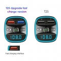 T25S Auto MP3-Player Multifunktions-BT5.0-Dual-USB-Ladegeraete Unterstuetzung Freisprechen TF-Karte U Disk Music Play