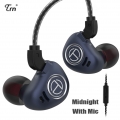 TRN V90 3,5-mm-In-Ear-Kopfhoerer 1DD + 4BA Hybrid-Metall-HiFi-Sport-Headset-Musikkopfhoerer mit abnehmbarem 2-poligem Mikrofonka