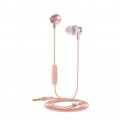 Muvit M1i Stereo 3.5 Mm Headphones Golden Pink One Size
