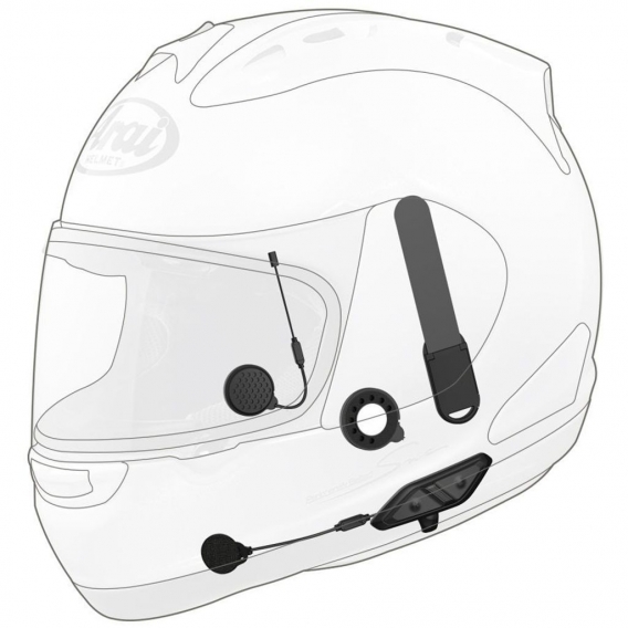 Sena 10u For Arai Motorcycle Bluetooth Communication System  One Size